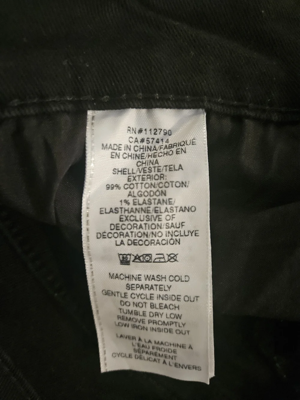 True Religion Ricky Relaxed Straight Black Jeans Men's 34x32 Flap Pocket Stretch